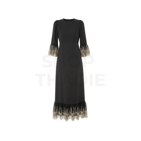 POMANDER PLACE Black Lillith Dress Size L NWT Retail $188 Tuckernuck - Picture 7 of 7